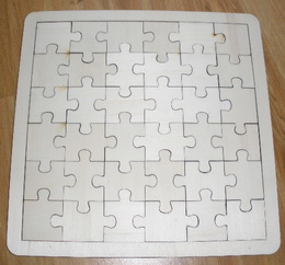 Puzzle - skldaka 25x25cm - zvtit obrzek