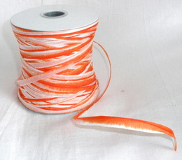 Paprov raffia 10 mm - oranov - bl - zvtit obrzek