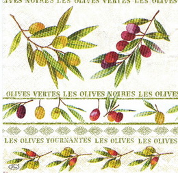 OL 019 - ubrousek 33x33 - olives