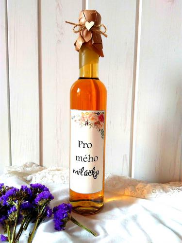 Medovina 500ml - Pro mého miláčka, růže -světlá přírodní