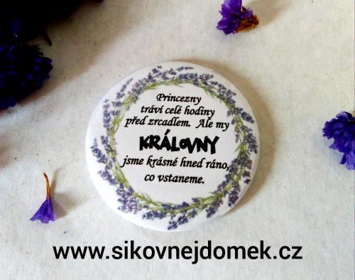 Magnet pr.5cm- Princezny trv.... levandule - zvtit obrzek