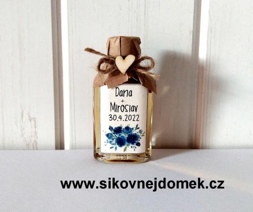 Svatebn medovina 100ml - modr re - zvtit obrzek