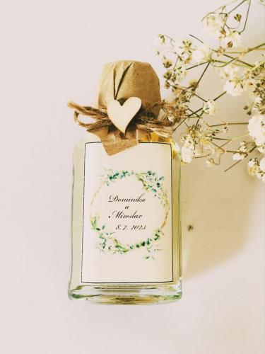 Svatební medovina 20ml - zelené lístky, eukalyptus