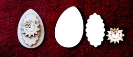 3D zápich na špejli vejce+sluníèko -3ks